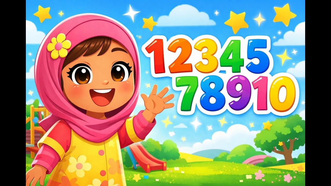 Count to 10 with Ameera! 🎵 Fun Finger Counting Song for Toddlers | Learn Numbers 1–10