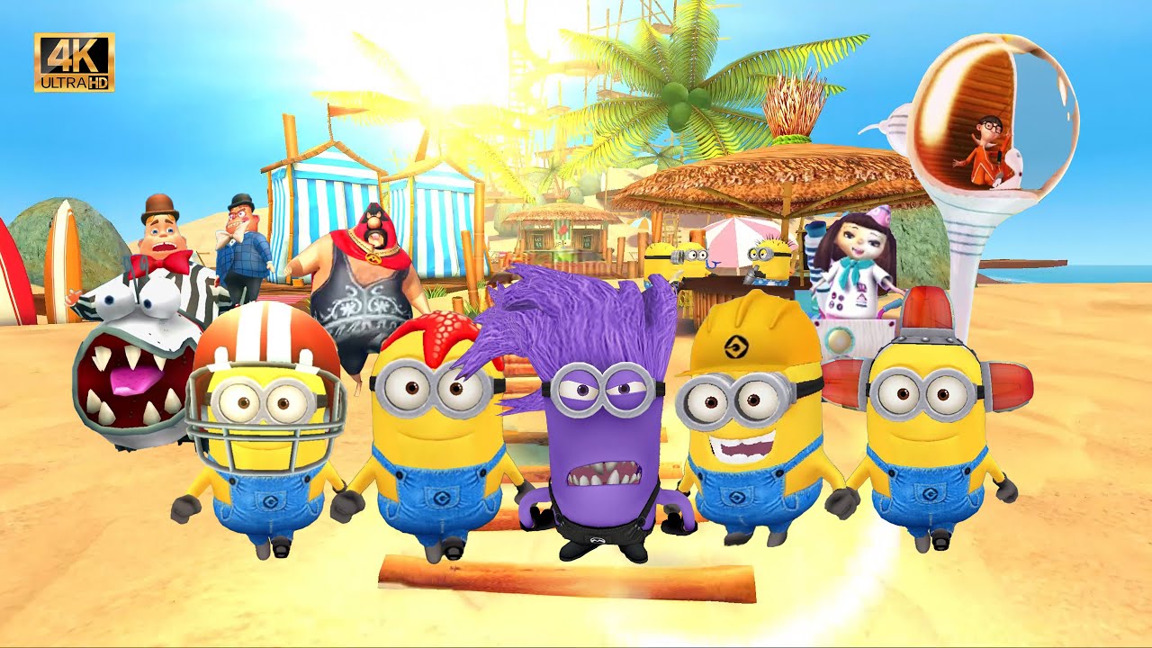 Minion rush All Bosses Evil minion gameplay | EP 22 | UHD 4K Fullscreen Gameplay