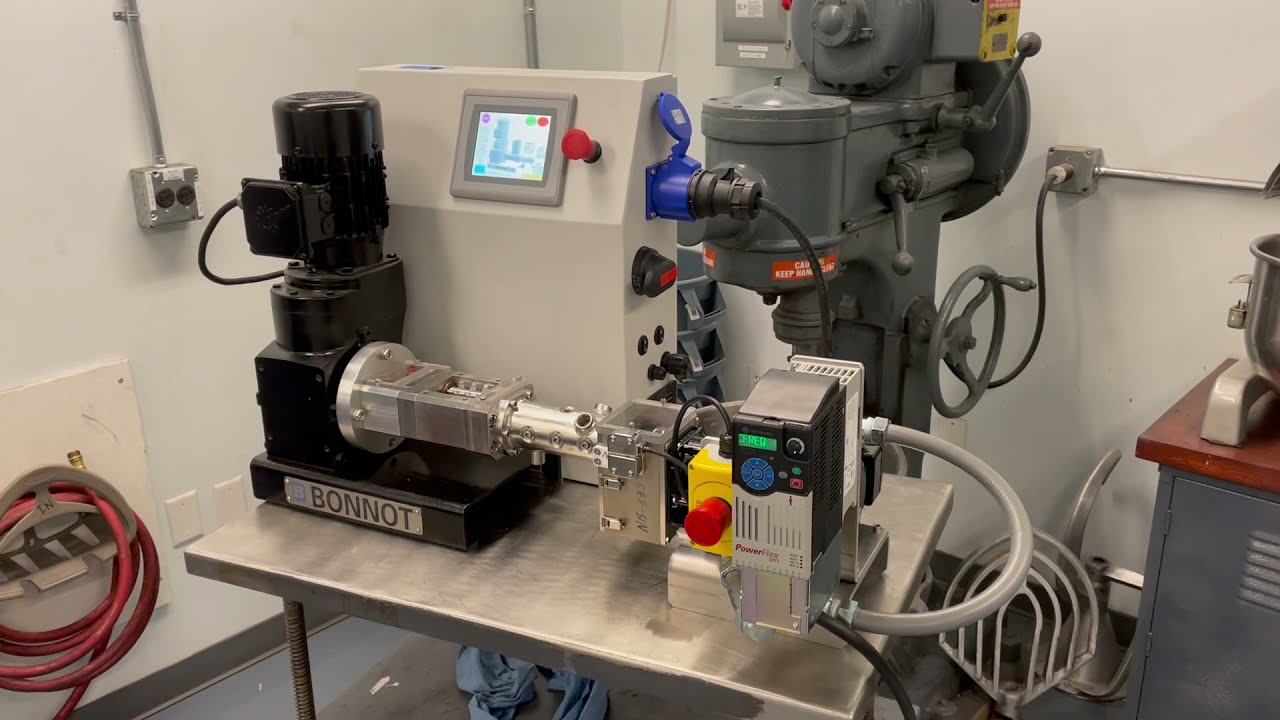 The Bonnot Company ST 1 Series Lab Extruder with Cutter