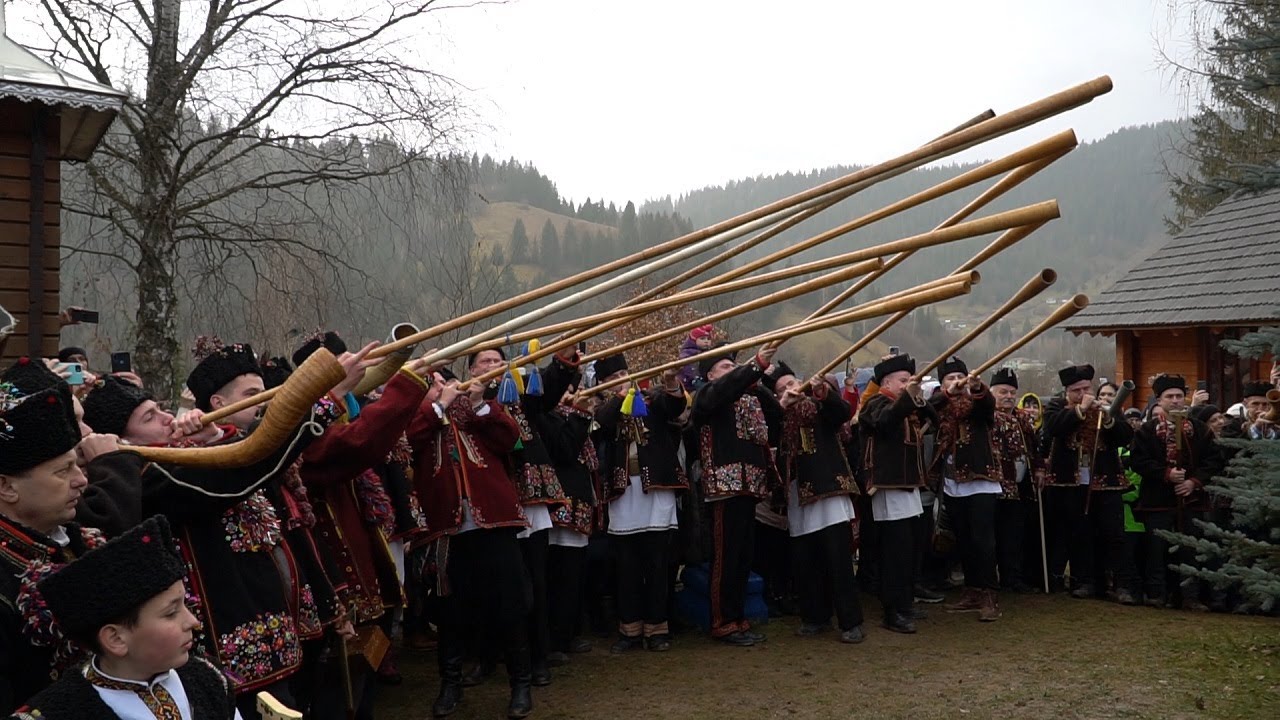 Початок Гуцульської Коляди. Різдво в Криворівні 25.12.2022 #Криворівня