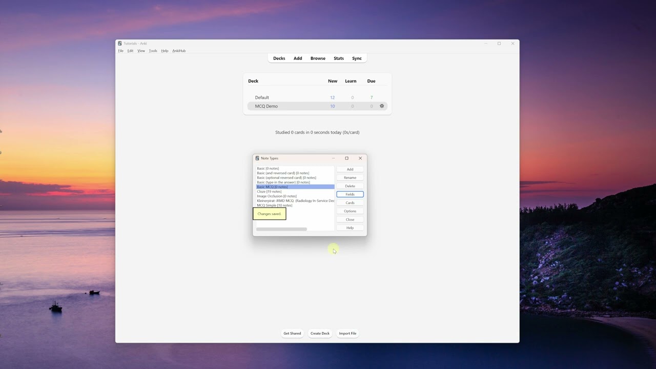 Tutorial: Simple MCQ Flashcard Note Type in Anki (step by step)
