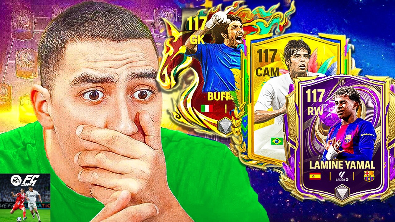 Le PLUS GROS PACK OPENING UTOTY DRAFT sur FC MOBILE (Yamal 117 ET KAKA 117)