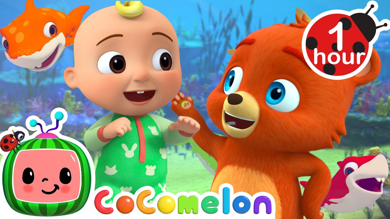 Baby Shark Color Song🦈 CoComelon JJ's Animal Time Nursery Rhymes and Kids Songs | After School Club