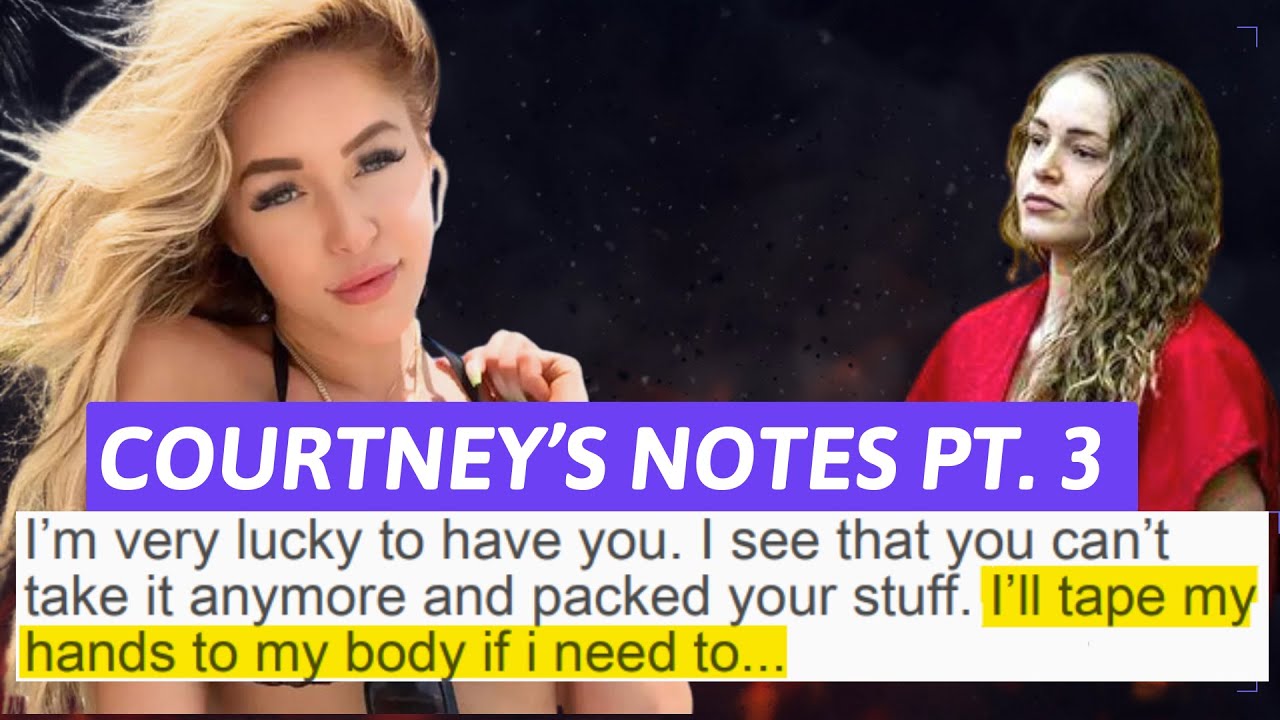 Courtney Clenney Personal Notes Part 3: Vegas Trip, Breakups, and Why She Hits Christian