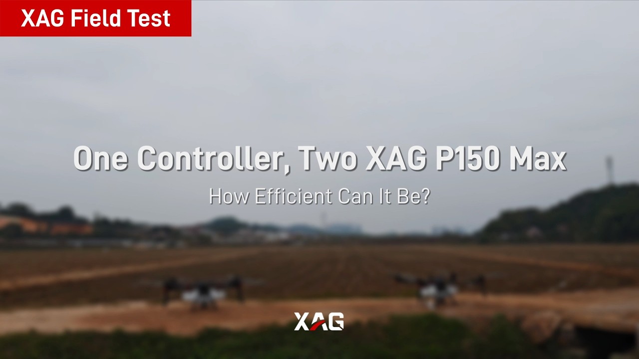 XAG Field Test | P150 Max Swarm Operation