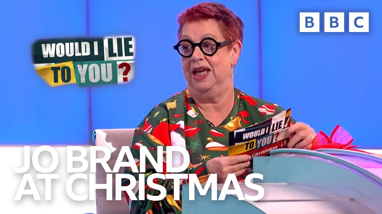 Jo Brand's Christmas Card Reads! | Would I Lie To You? at Christmas