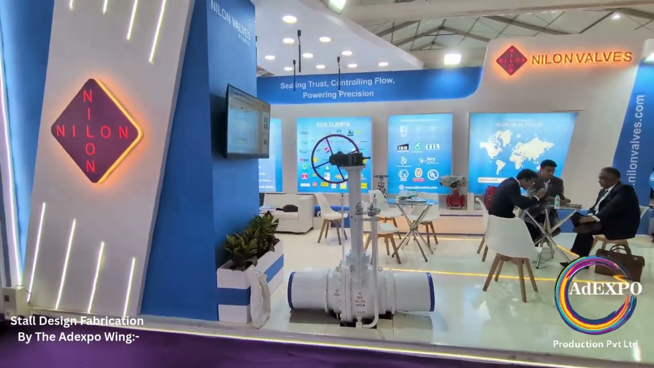 Nilon Valves Pvt. Limited 32 (Sqm) Stall Fabrication_India Energy Week 2026 Expo_ONGC ATI, Goa...