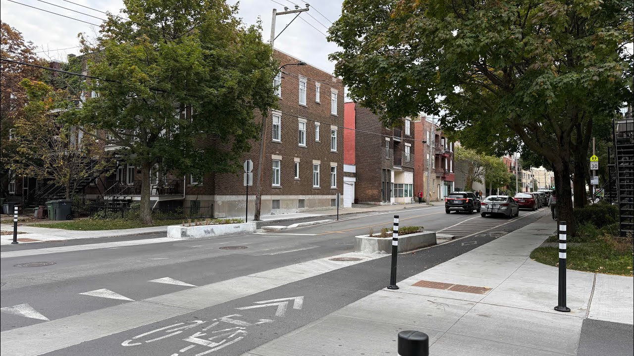 Piste cyclable Verdun entre Henri-Duhamel et Godin