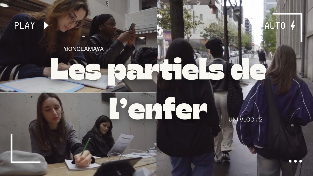 UNI VLOG #2 : Les partiels de l'enfer (Université Paris Cité)