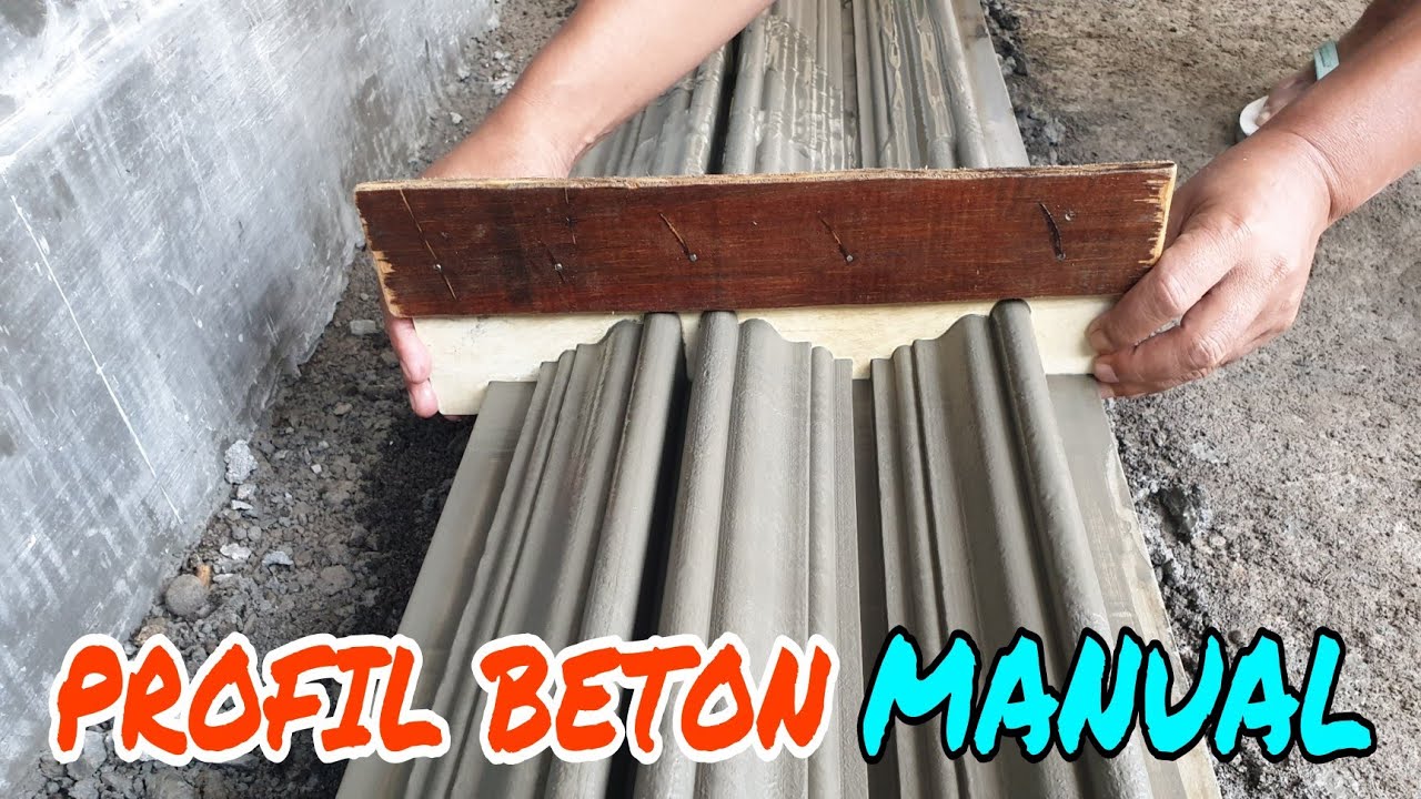 Cara Membuat Profil Lisplang Beton Mudah dan cepat