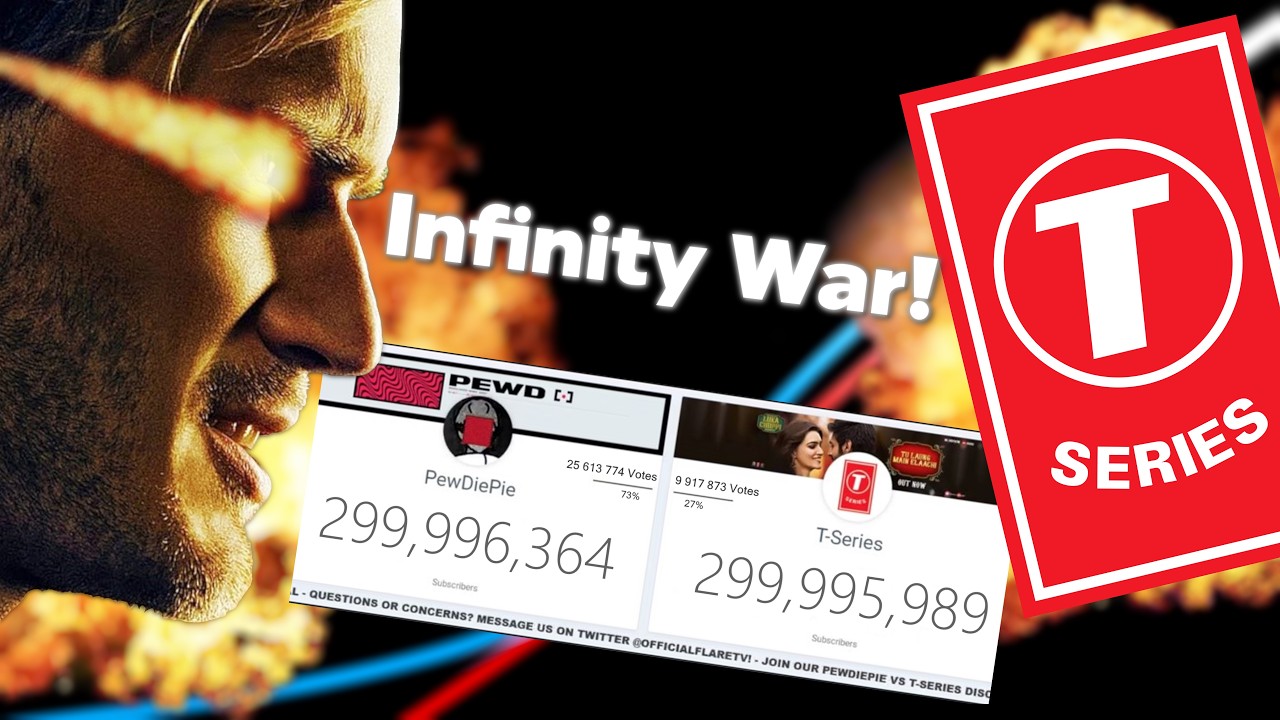 Что Если PewDiePie Против T-Series НИКОГДА НЕ КОНЧИЛАСЬ? БЕСКОНЕЧНАЯ ВОЙНА!