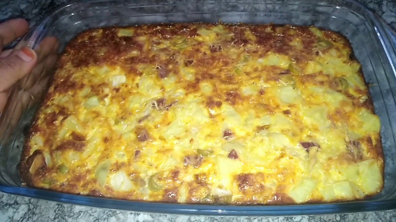 طورطية بطاطس وحليب والبيض في الفرن 🌙 وسريعة ولذيذة