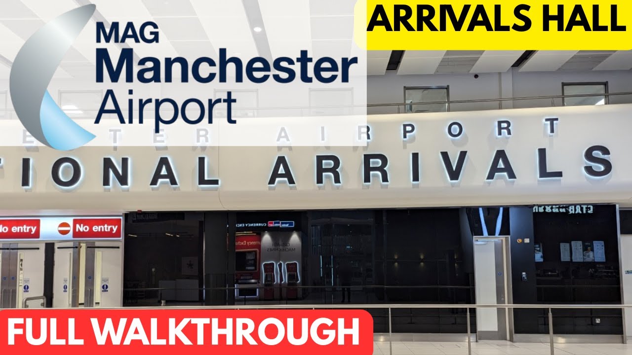 MANCHESTER AIRPORT TERMINAL 2 ARRIVALS HALL (FULL WALKTHROUGH)