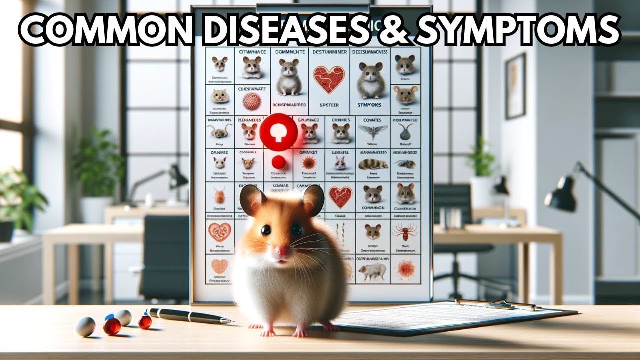Most common diseases in hamsters and their symptoms