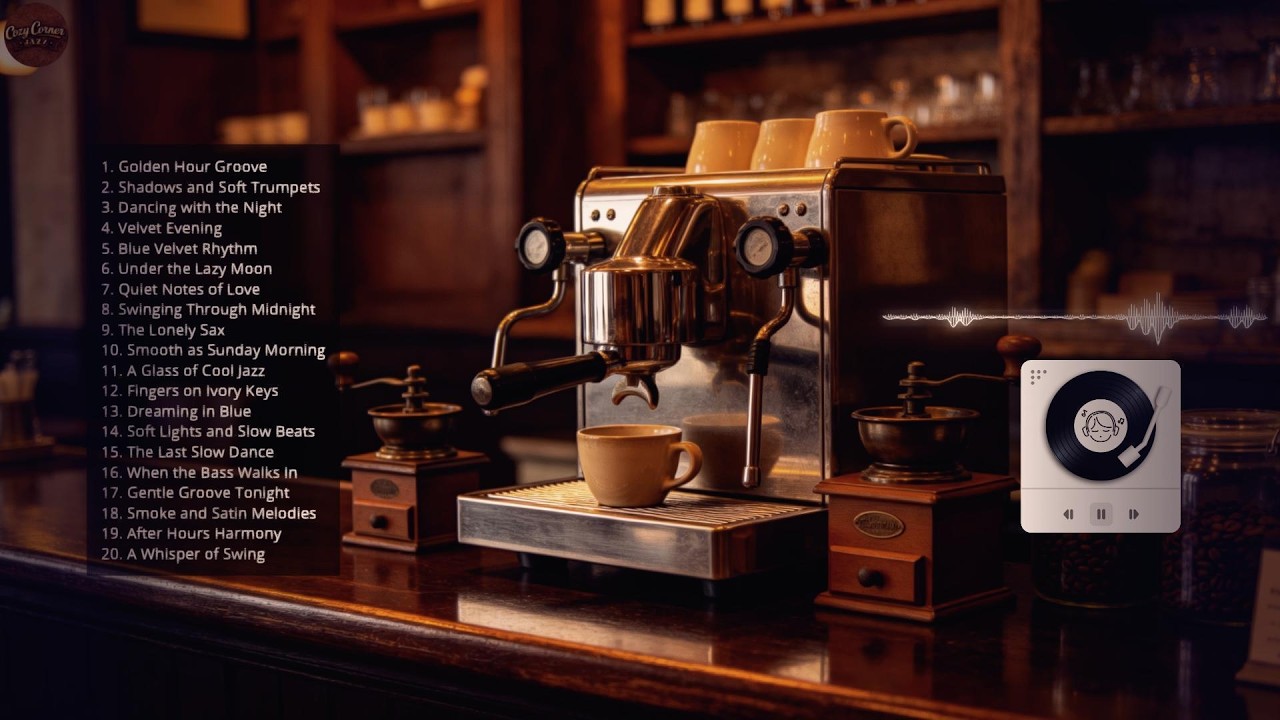 🌧️ Relaxing Jazz Piano & Sax – Rainy Night Cafe Music for Study, Work & Chill Vibes