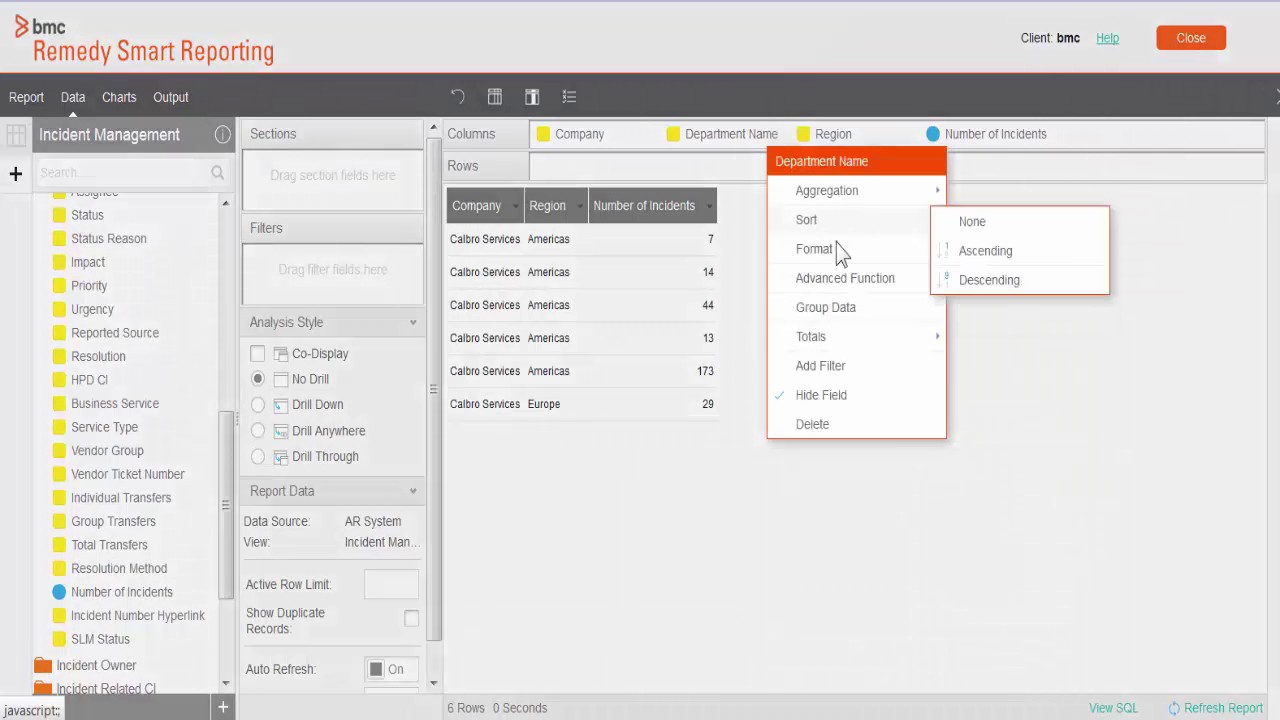 BMC Remedy Smart Reporting - Advanced functions - Part 1 of 3