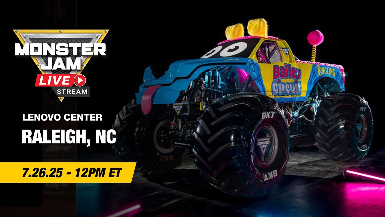 Monster Jam: Raleigh, NC - 1 (Full Event) | July 26, 2025