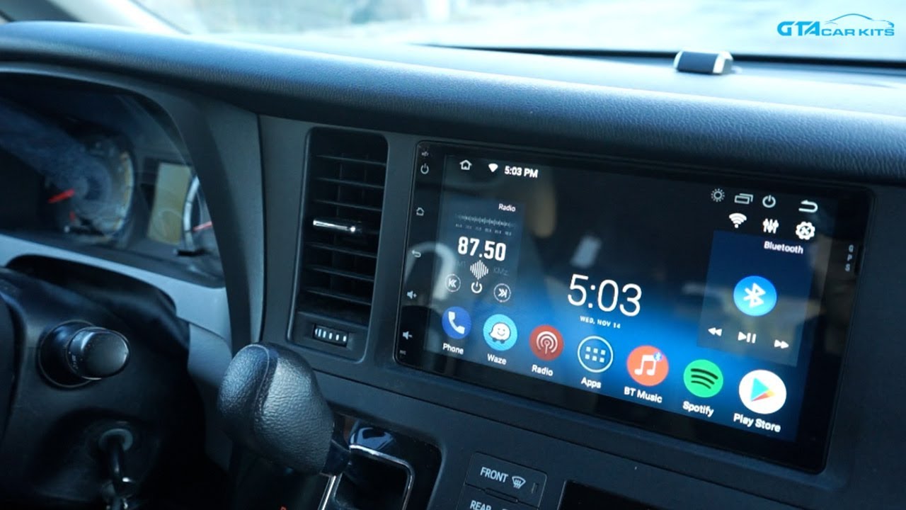 Toyota Sienna 2015-2018 Android CarPlay 9'' стереосистема от GTA Car Kits