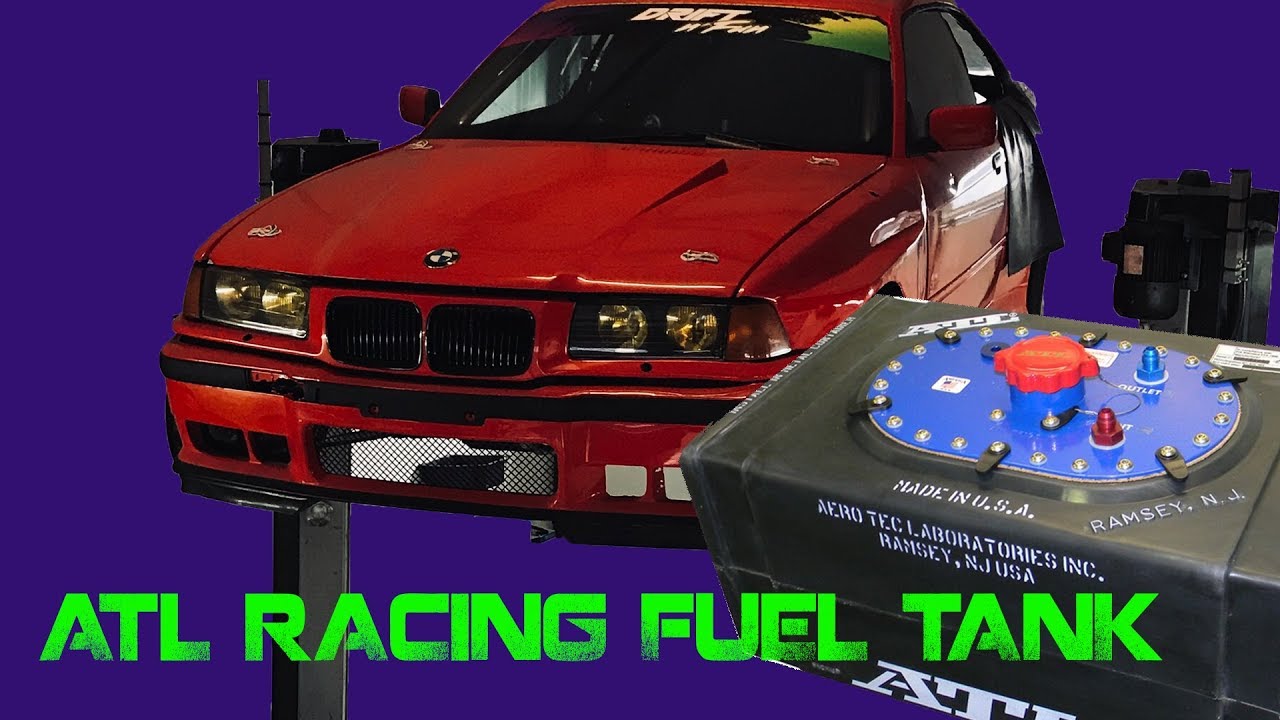 BMW e36 V8   Racing Fuel Cell installation