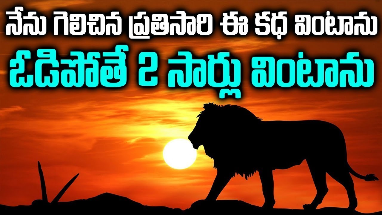 ఈ కద విన్నవాడు ఇంత వరకు ఓడిపోలేదు...| How to Have the Lion Attitude | Motivational Video | Venkat TV