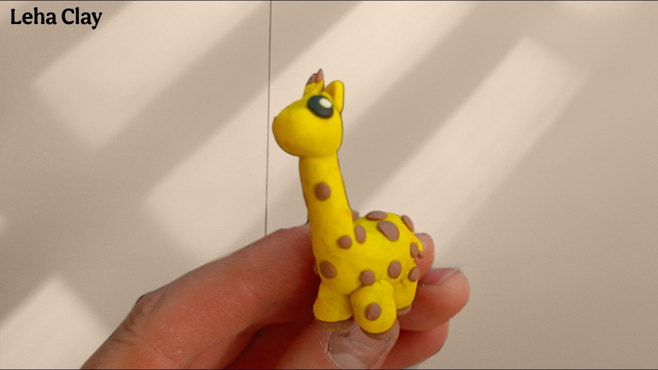 Plasticine Giraffe / How to Make a Plasticine Giraffe / Plasticine Giraffe