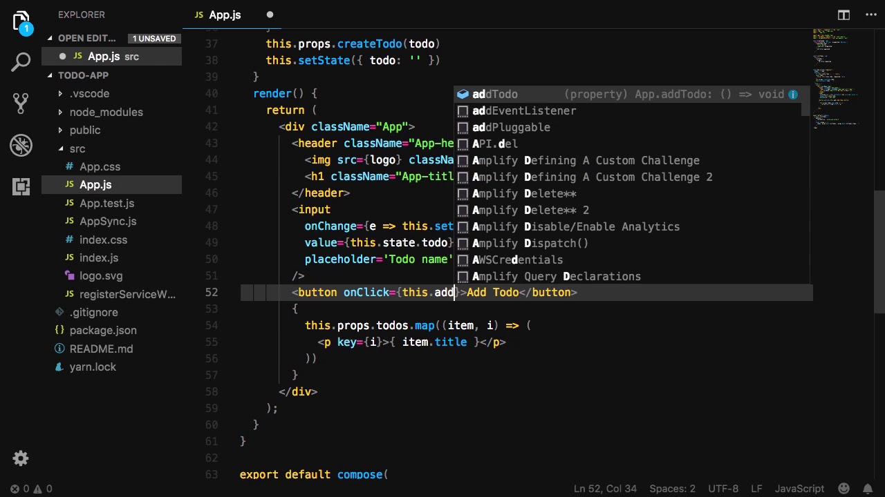Executing Mutations to an AWS AppSync API from a React App Including Offline & Optimistic Response