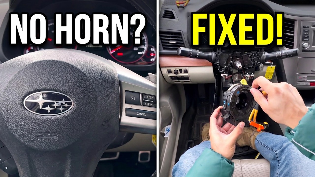 DIY| Subaru Outback (2013-2021) Horn not working, Diagnosis & Clock Spring Repair Guide