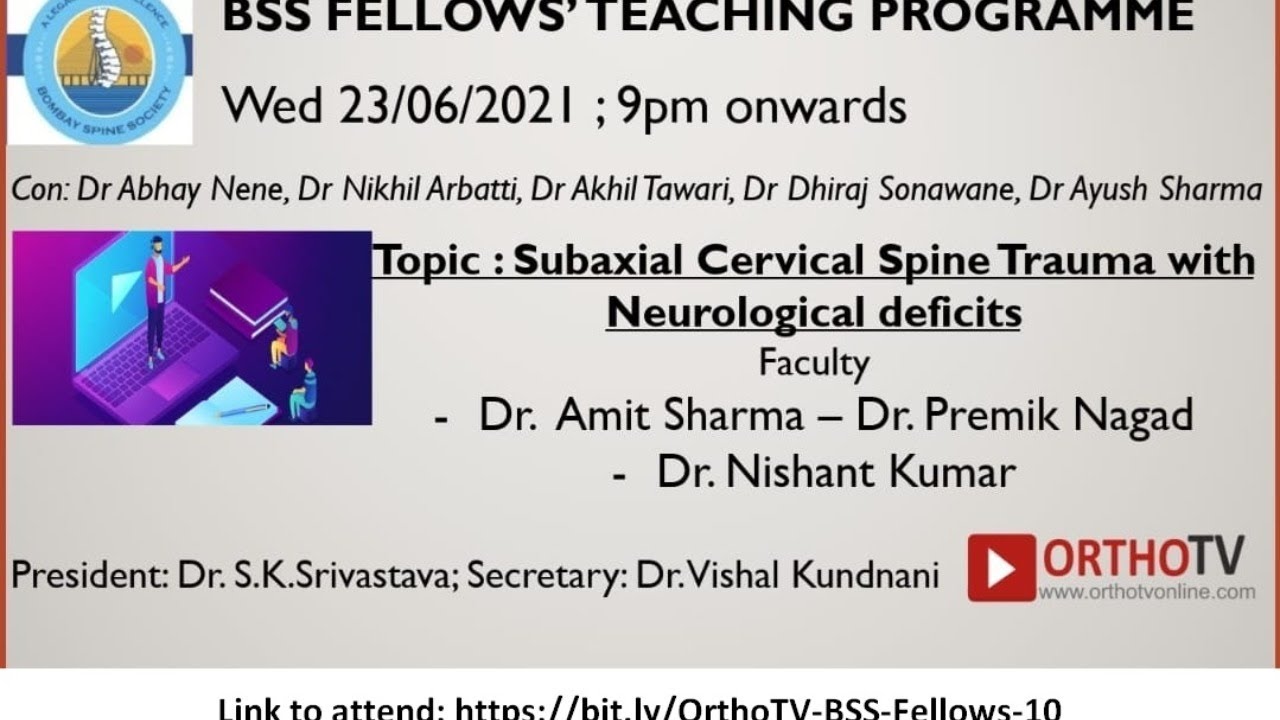 Subaxial Cervical Spine Trauma with Neurological Deficit