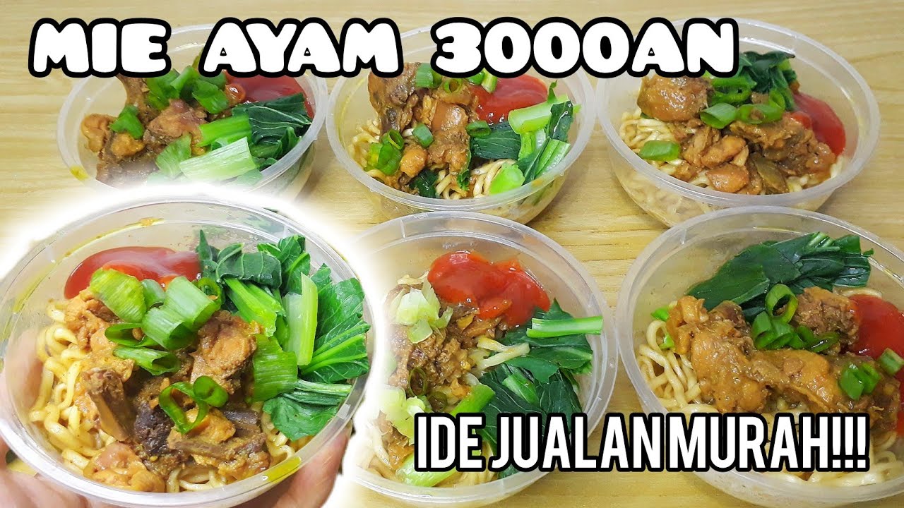 TIPS & TRIK UNTUNG JUALAN MIE AYAM 3000AN ❗❗❗ MIE AYAM EKONOMIS 3000AN PALING LARIS
