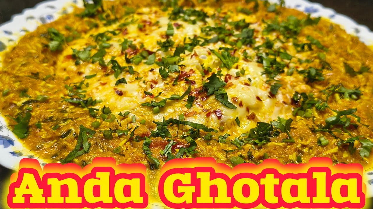 Anda Ghotala street food style 