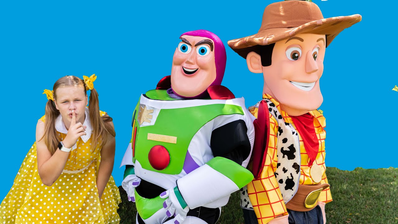 Assistant Helps Buzz Lightyear and Woody Settle a Friendly Dispute