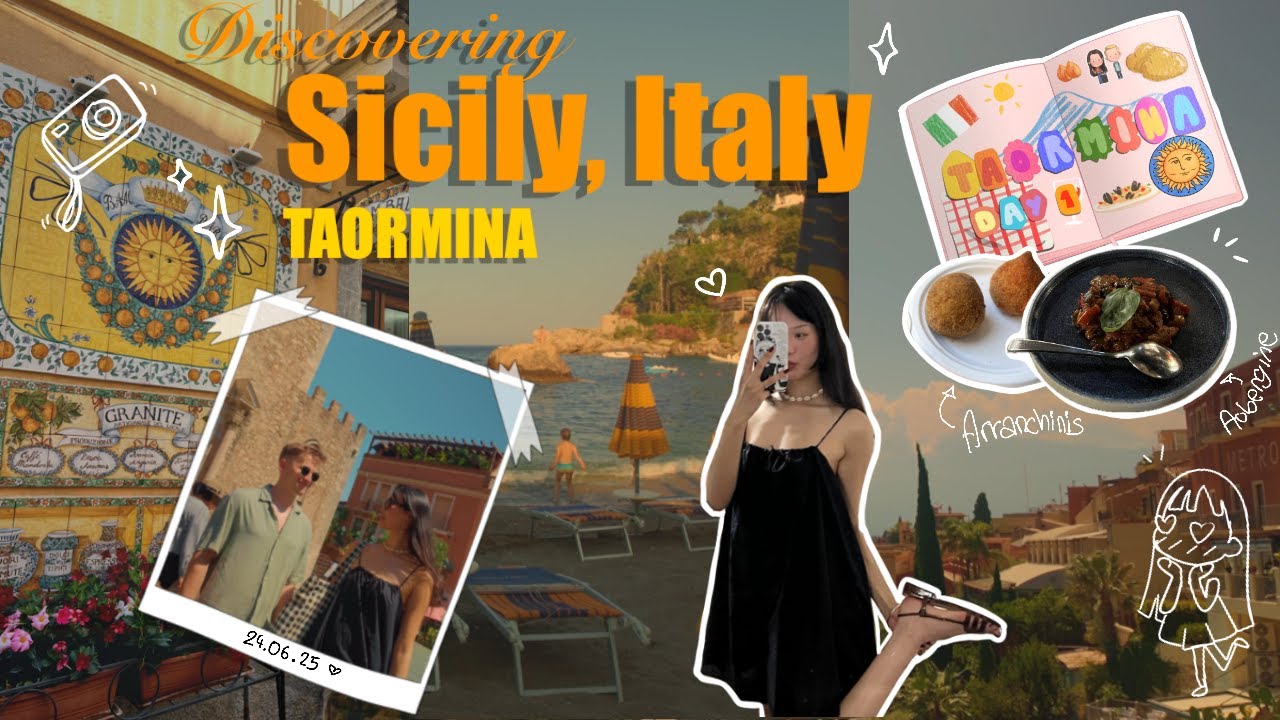 ITALY VLOG: SICILIAN SUMMER SERIES – Discovering Taormina | Chapter 1 🇮🇹🍋