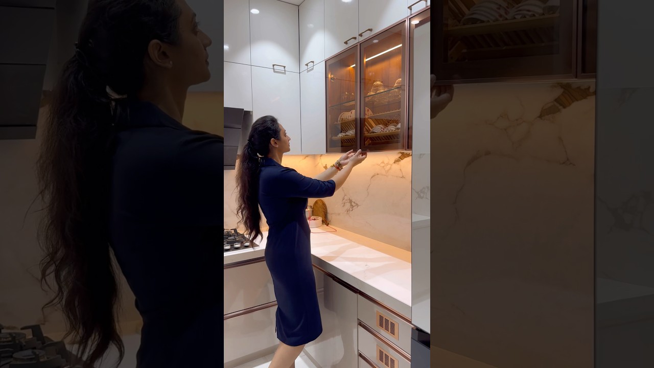 Luxury Modular Kitchen Interior Design in Pune #interior #interiordesign