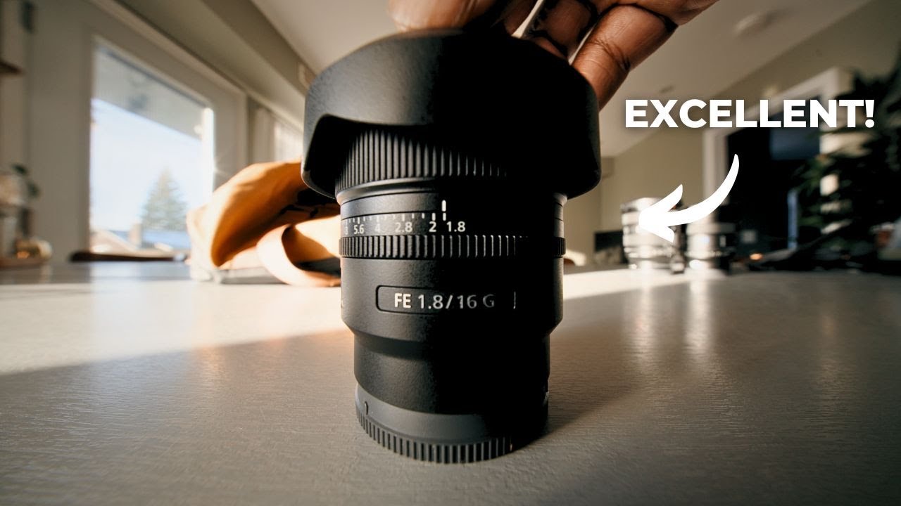 Vlogging on the Sony 16mm f1.8 (because its great at that)
