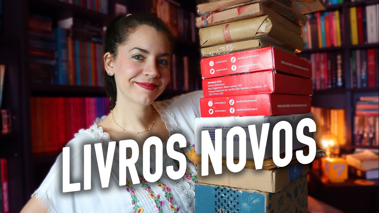 UNBOXING COM OS LIVROS NOVOS DE JULHO [2024]
