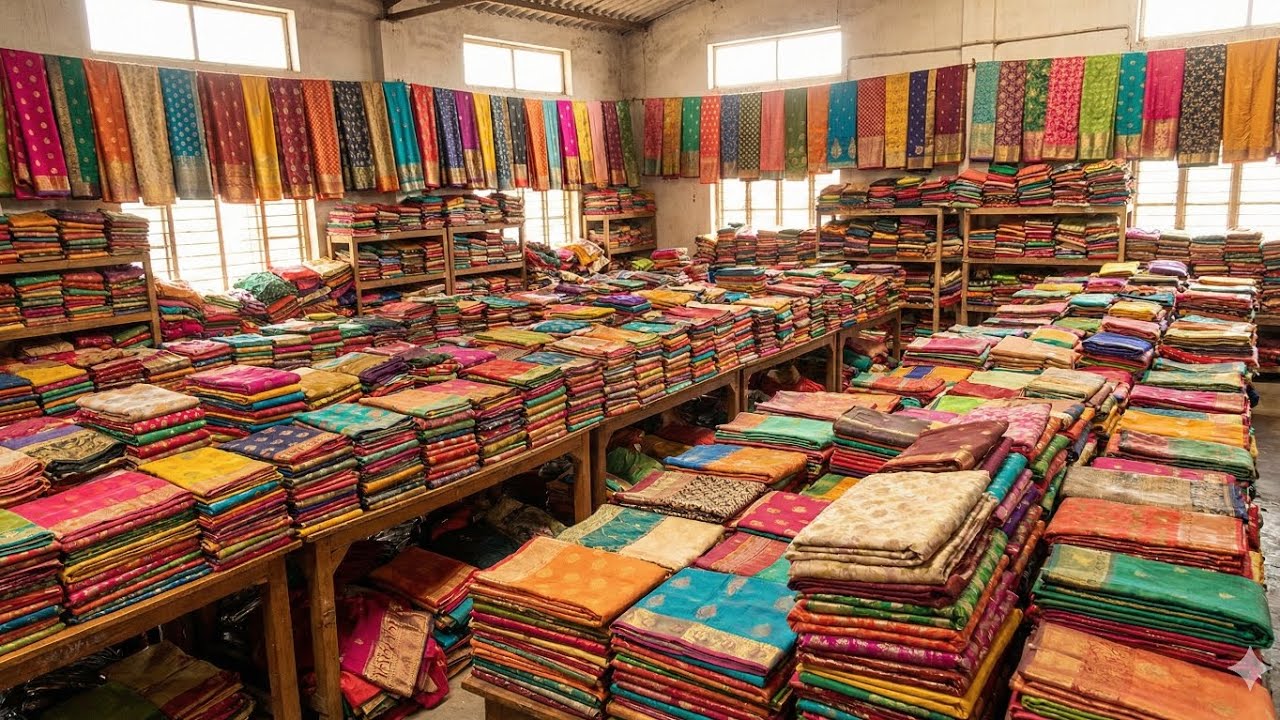  Santipur Saree Market | Santipur Saree Wholesale| Saree Wholesale Market| Saree Market 