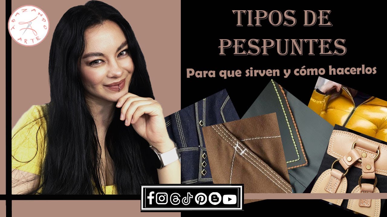Acabados #8 Tipos de Pespuntes, usos y funciones y como hacer cada uno.