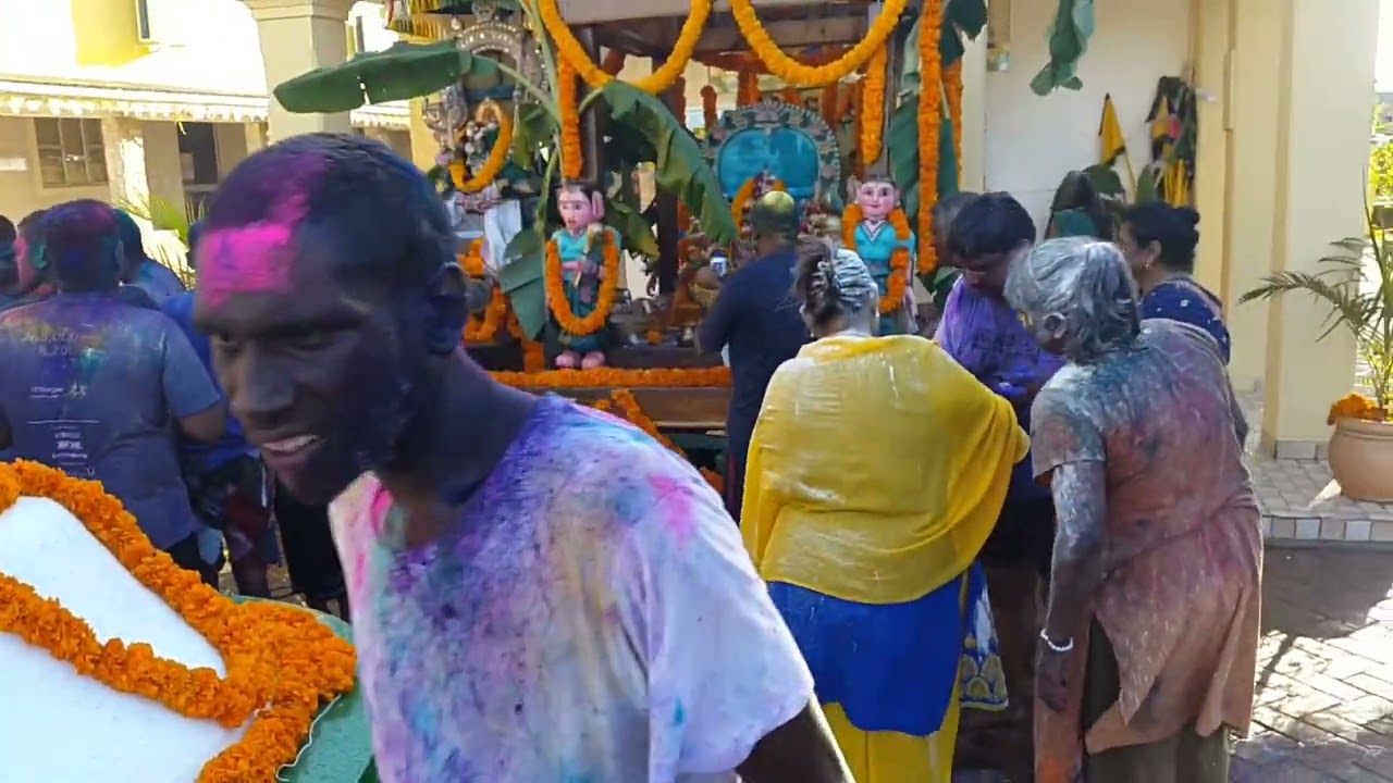 Shree Emperumal Temple Mount Edgecombe Manja Neer and conclusion 3rd May 2015