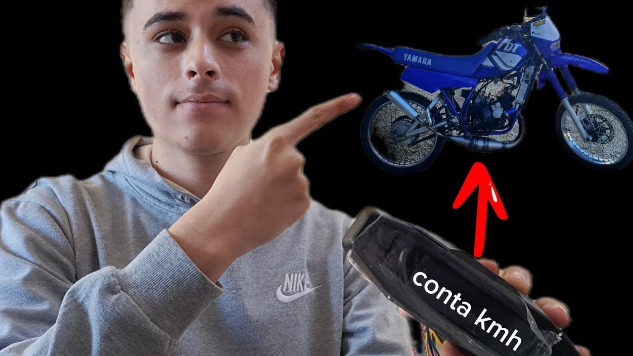 Tentei colocar um velocímetro digital na minha dt (mais material novo)