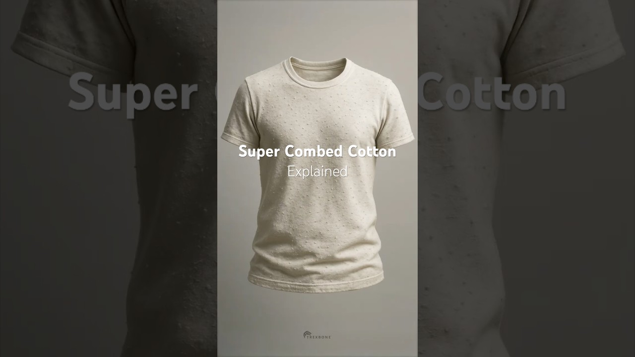 Super combed cotton explained - Technically but simply #facts #textile #tshirt