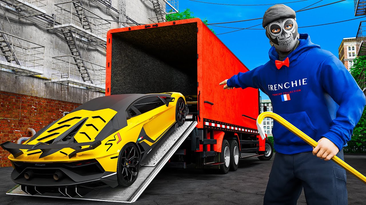 Stealing Cars from Truck Containers in GTA 5 RP - Day 694
