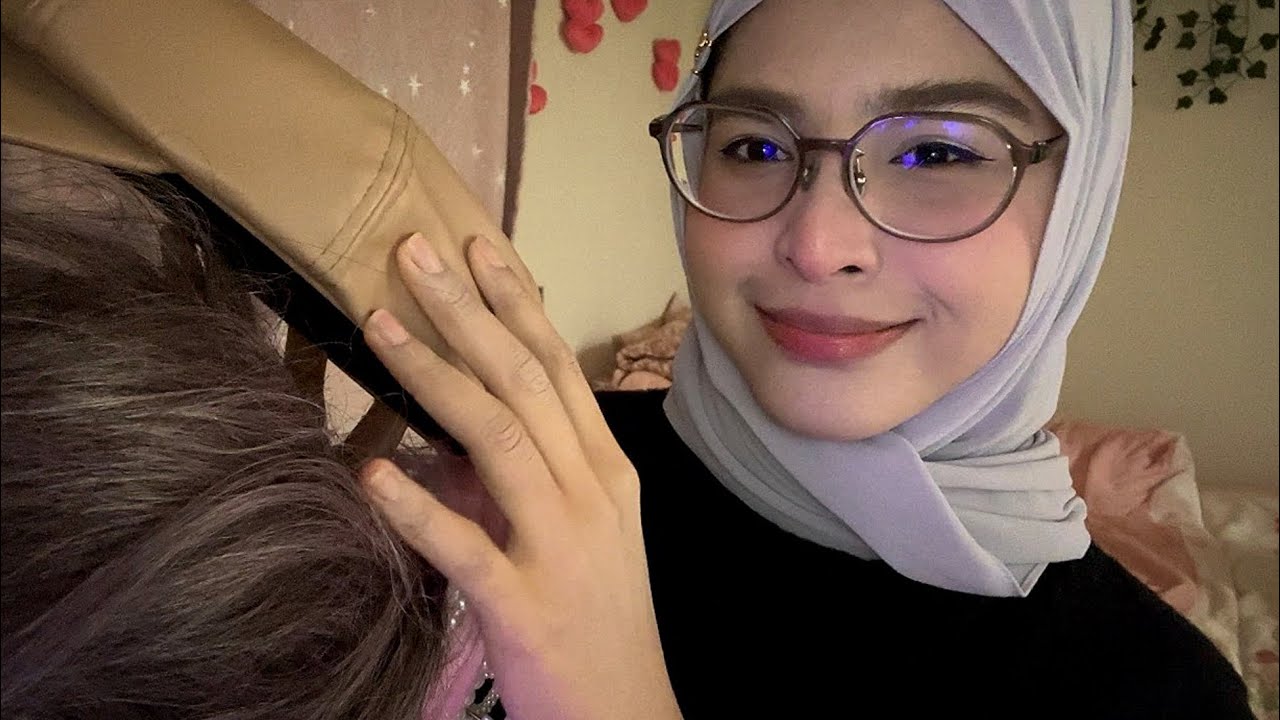 【ASMR】 bestie helps fix your messy hair ⋆˚✿˖° (bahasa malaysia)