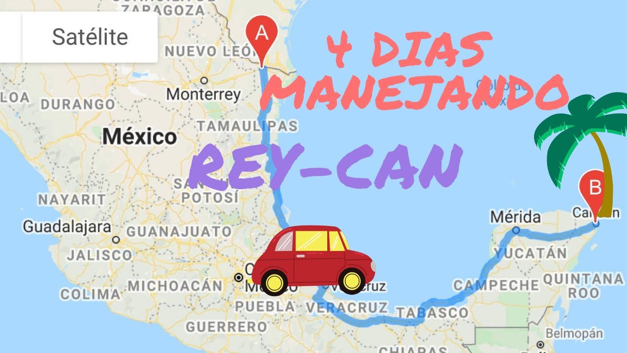 REYNOSA-CANCUN EN COCHE.....ME HICE 4 DIAS!!!!! OMG!!!