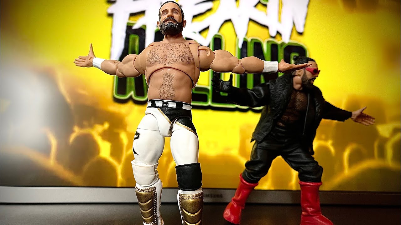 WWE Custom  ultimate edition Seth Rollins in ring and BIG RED BOOTS PROMO