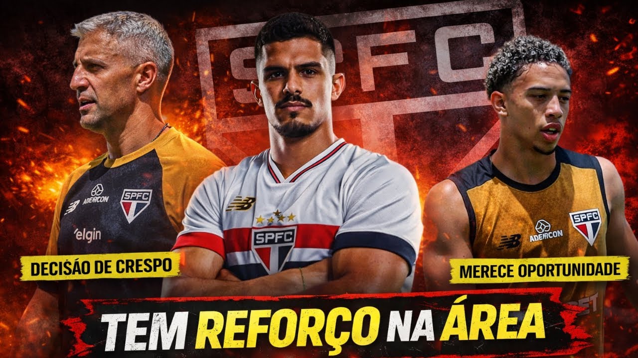 NOVIDADES NO SPFC - MORUMBIS LOTADO - MAIS UM REFORÇO - CRESPO TEM MEIA ATACANTE DIFERENTE - INFOs