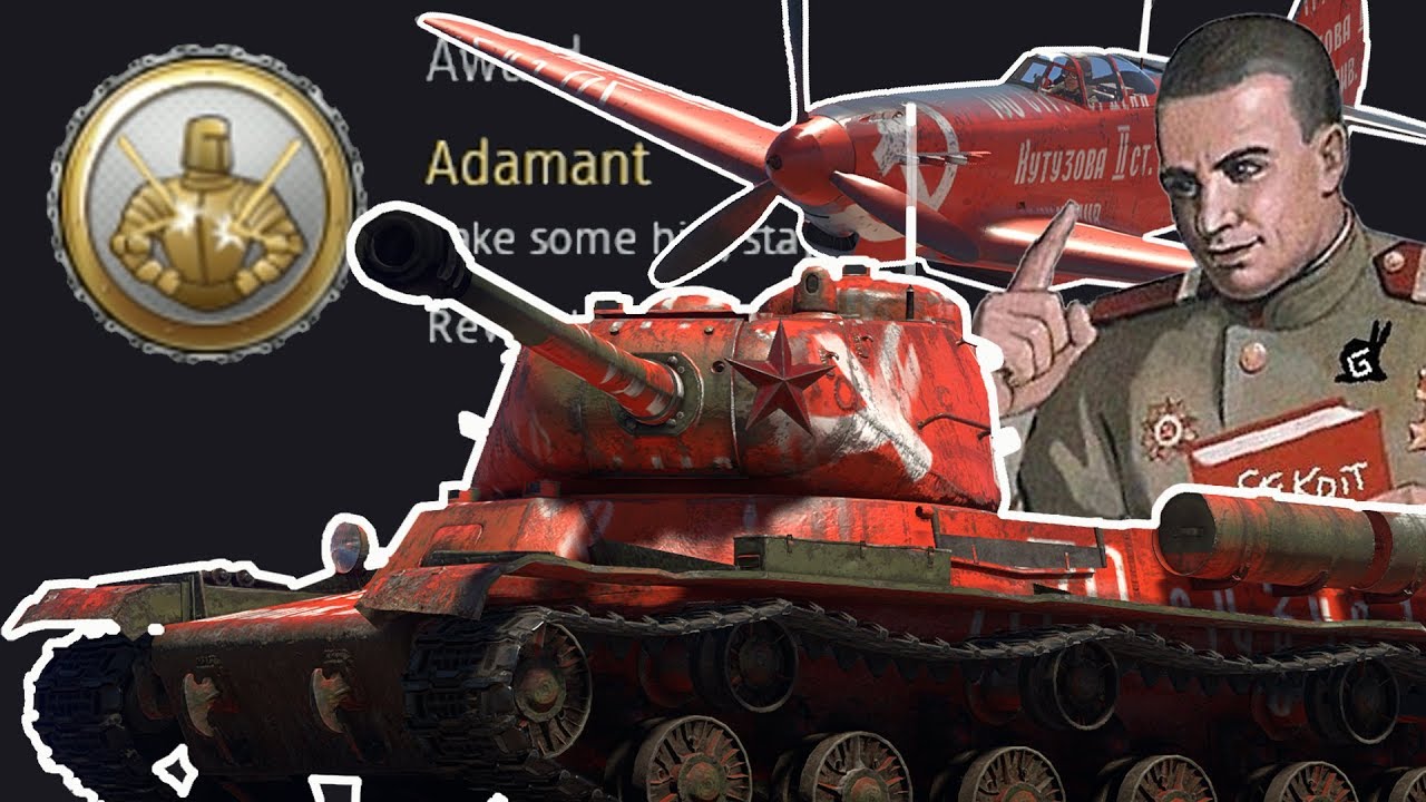 Our Red Stalinium 122mm Stronk Tonk 2 - War Thunder IS2 + Yak9T