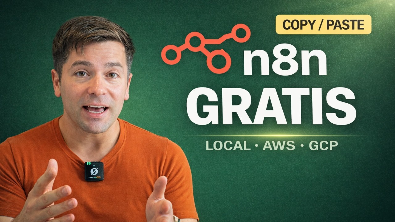 Cómo Instalar N8N GRATIS en LOCAL (Docker), AWS, Google Cloud - Tutorial Español - Windows/Mac/Linux