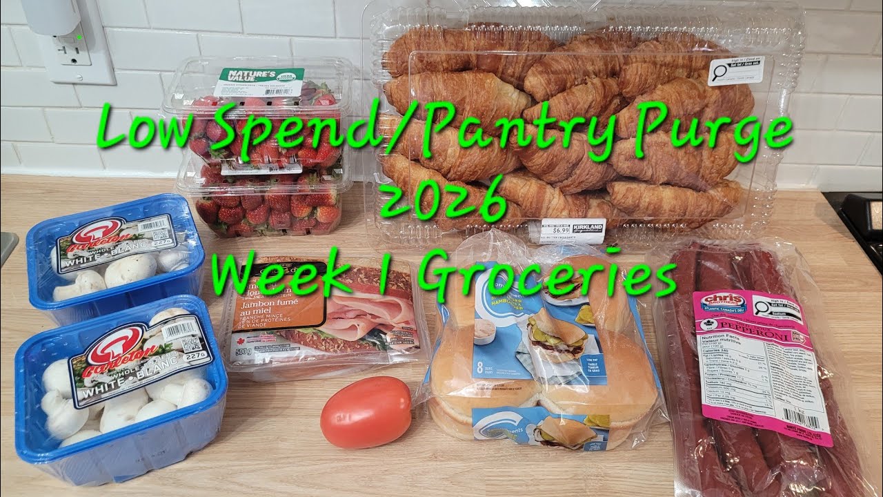 Экономия/Избавление от ненужных продуктов в 2026 году - Неделя 1, Продукты #НоваяШотландия #Эконо...