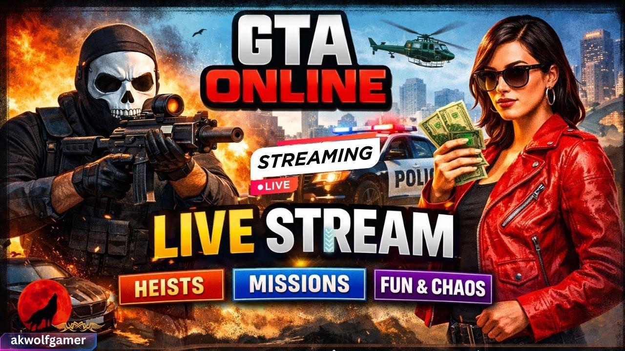 GTA ONLINE LIVE STREAM | Heists • Missions • Fun