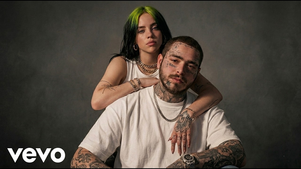 Post Malone ft. Billie Eilish - Silence (Official Lyrics Video)